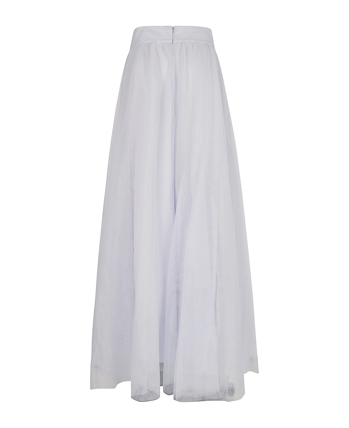 Zimmermann Tulle Maxi Skirt - Lbl Light Blue