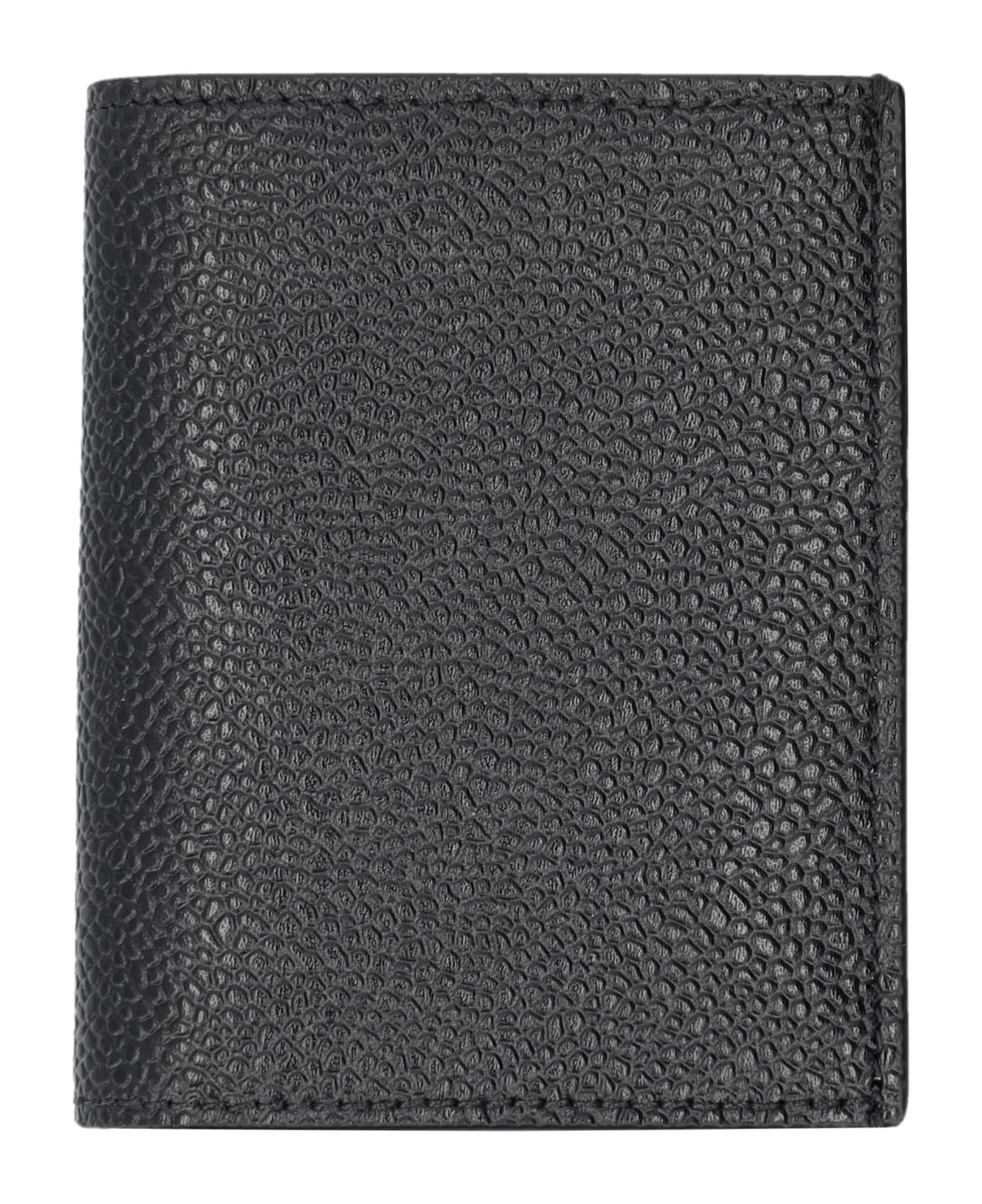Thom Browne Double Card Holder - BLACK