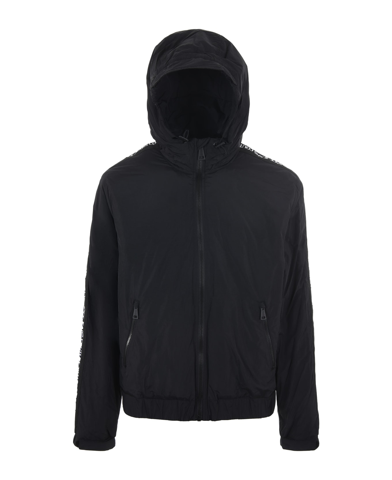 Versace Jeans Couture Jacket In Nylon - Nero