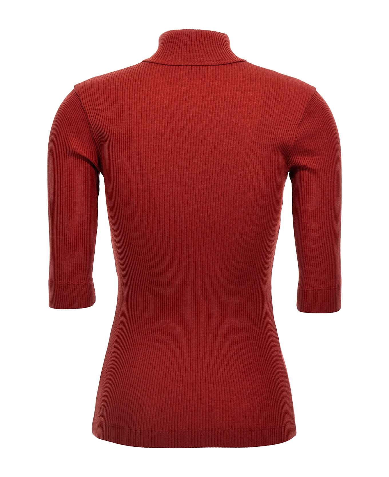 Brunello Cucinelli 'monile' Turtleneck Sweater - Red