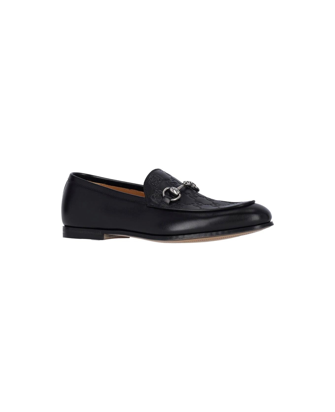 Gucci Loafers With Clamp - Black