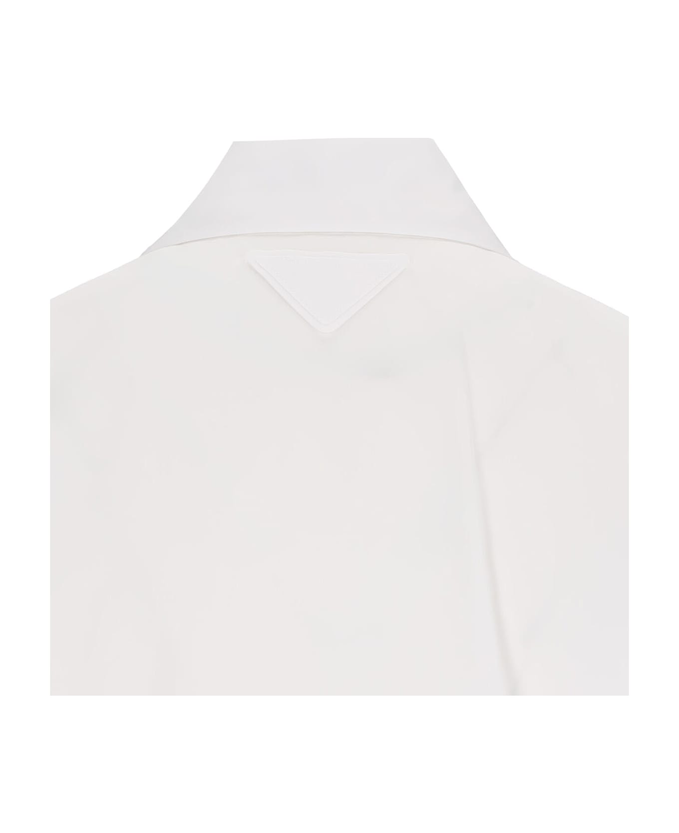 Prada Embroidered Shirt - White