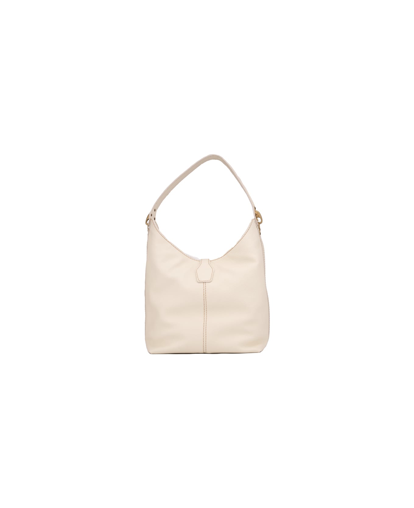 Fay Hobo Bag In Leather - Bianco