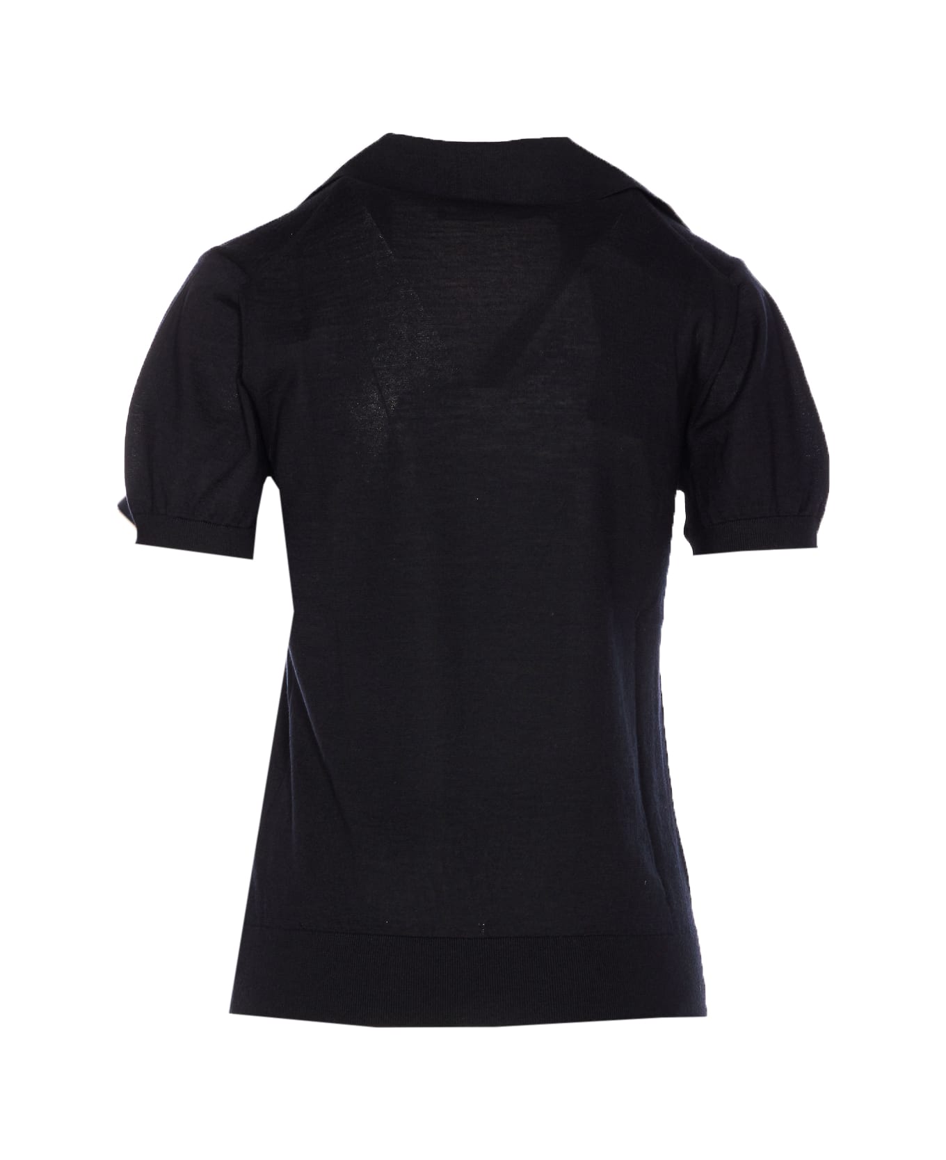 Dolce 
Gabbana Cashmere Polo Sweater - Black