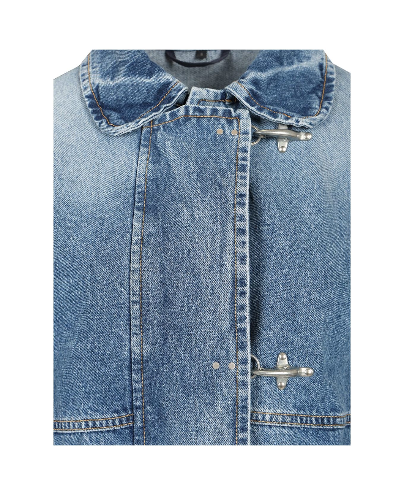 Fay Mini 3 Ganci Denim Jacket - Cielo