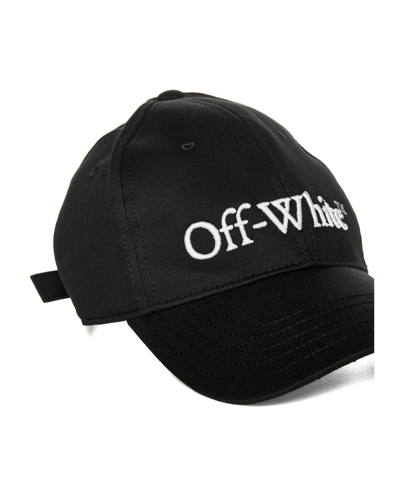 Off-White Logo Baseball Cap - black