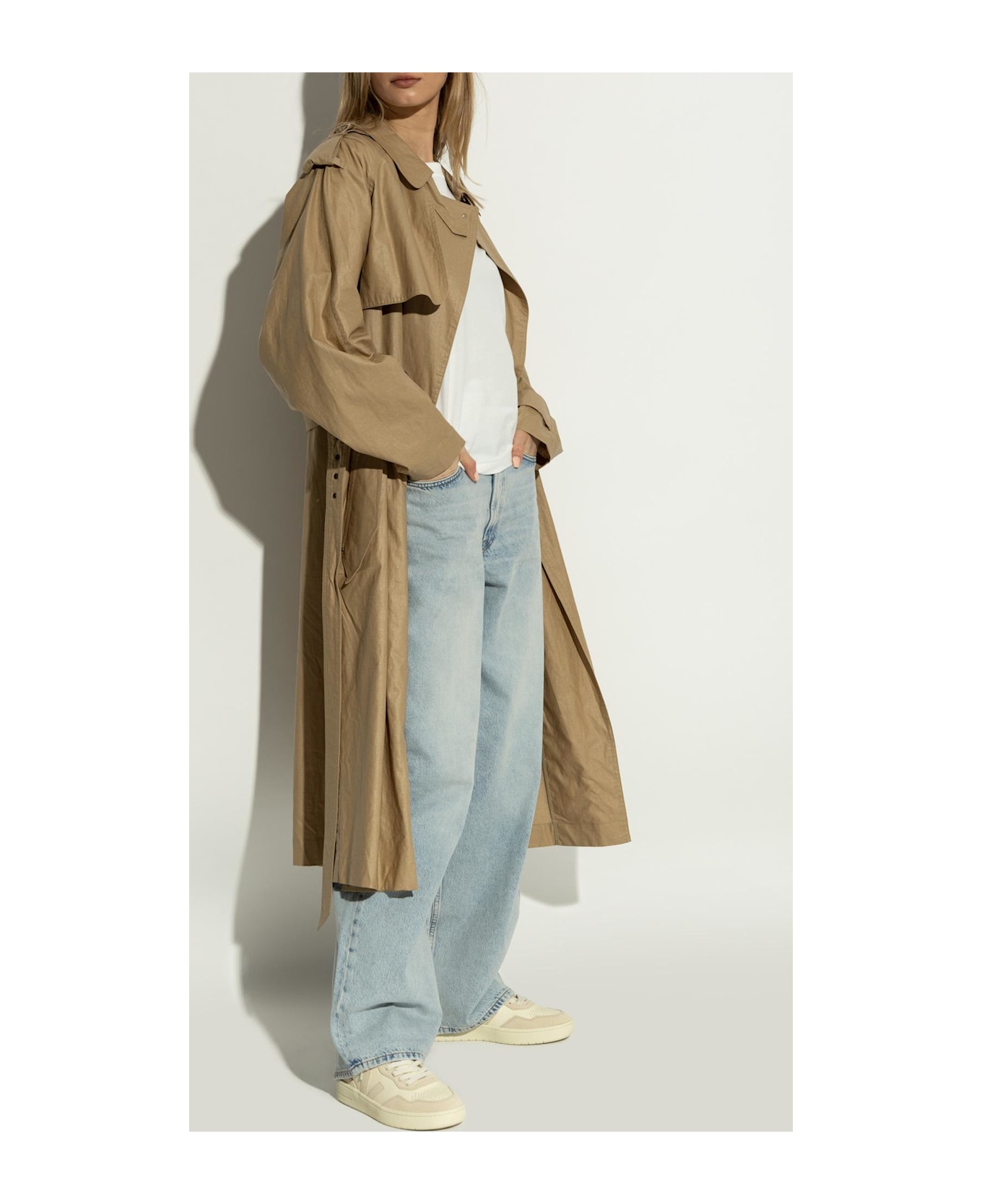 Veja Sneakers V-90 O.t. Leather - Beige