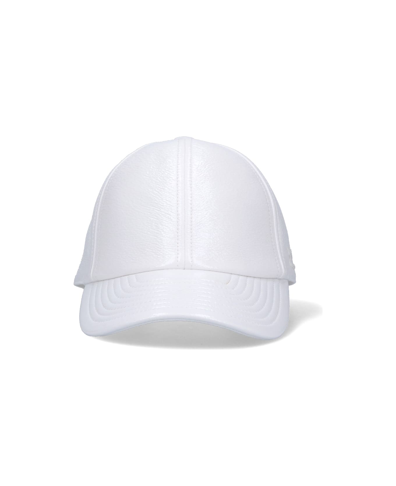 Courrèges Vynil Reedition Baseball Cap - White