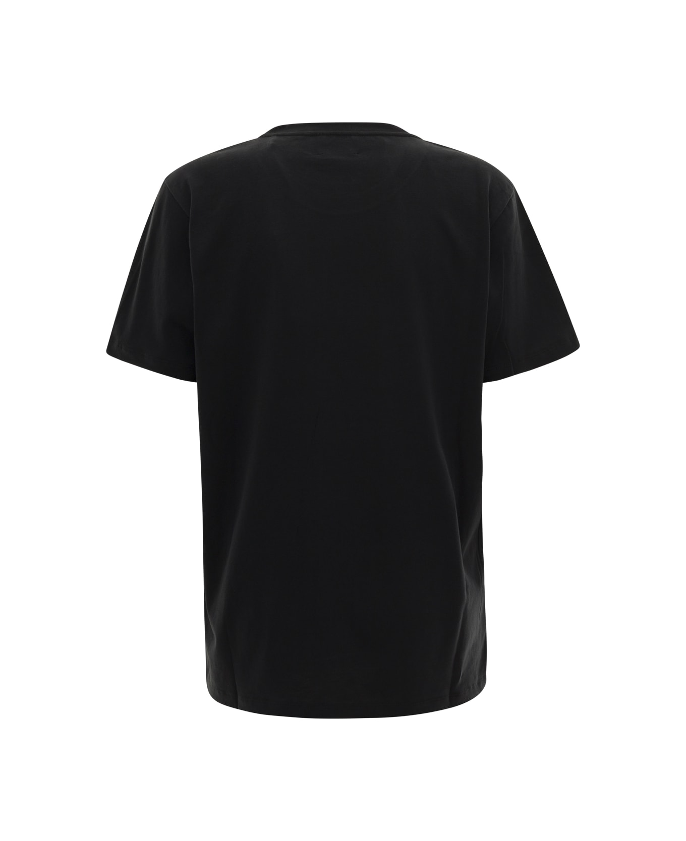 Marant Étoile 'enna' Black T-shirt With Multicolor Print In Cotton Woman Isabel Marant Etoile - Black