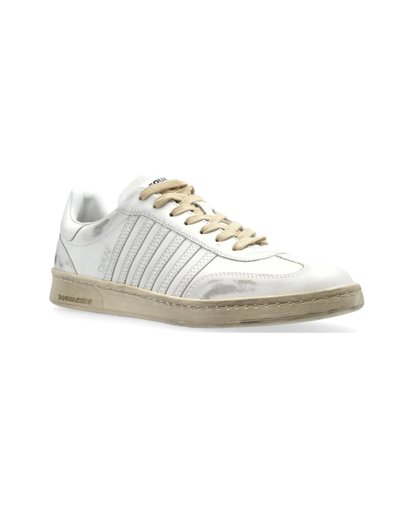 Dsquared2 Dirty Boxer Sneakers - BIANCO