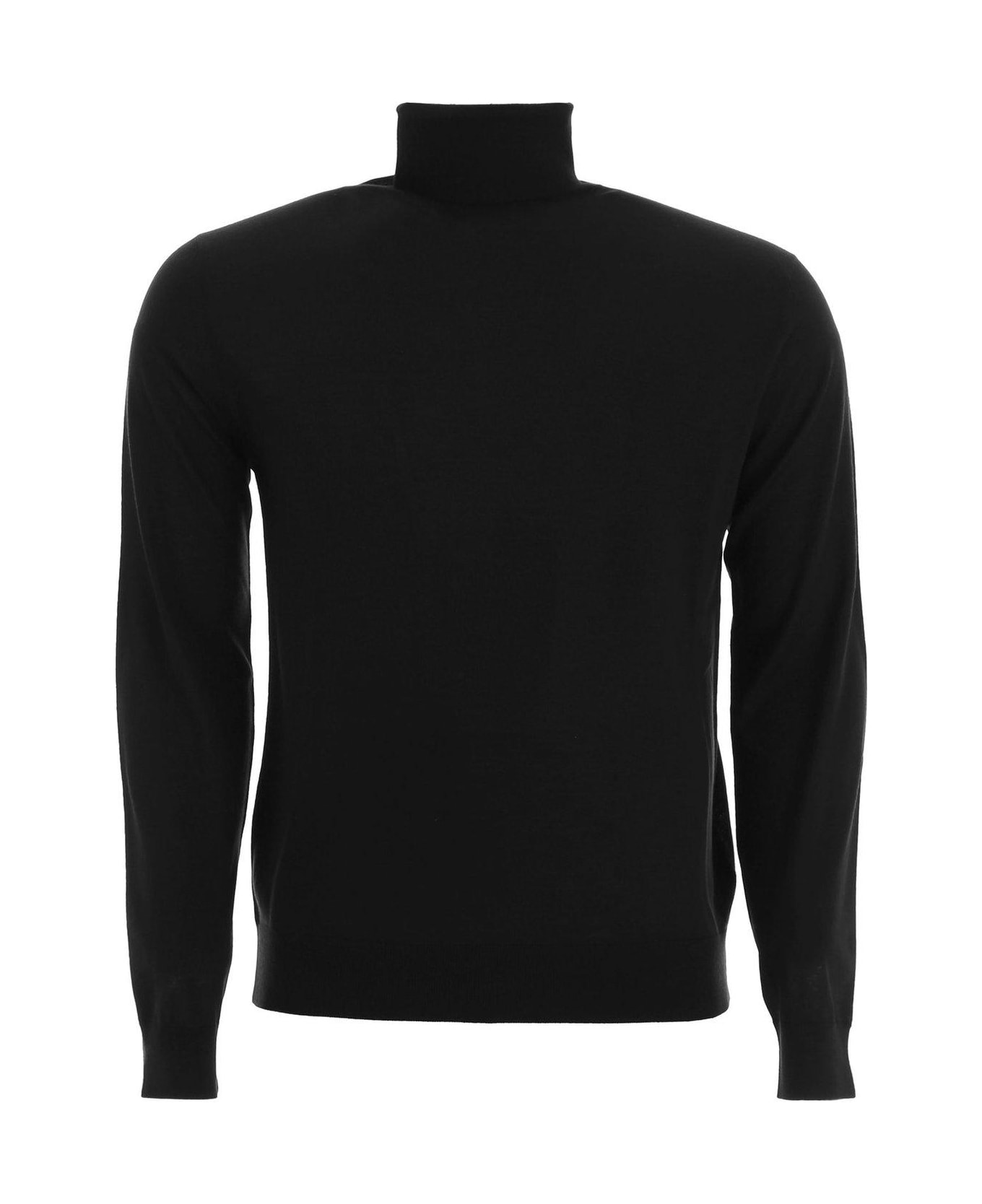 Prada Turtleneck Knitted Pullover - NERO