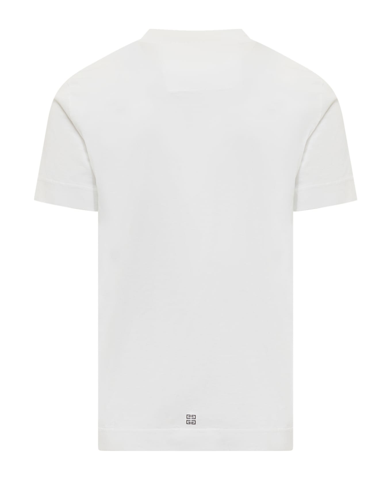Givenchy Slim Fit Logo T-shirt - White