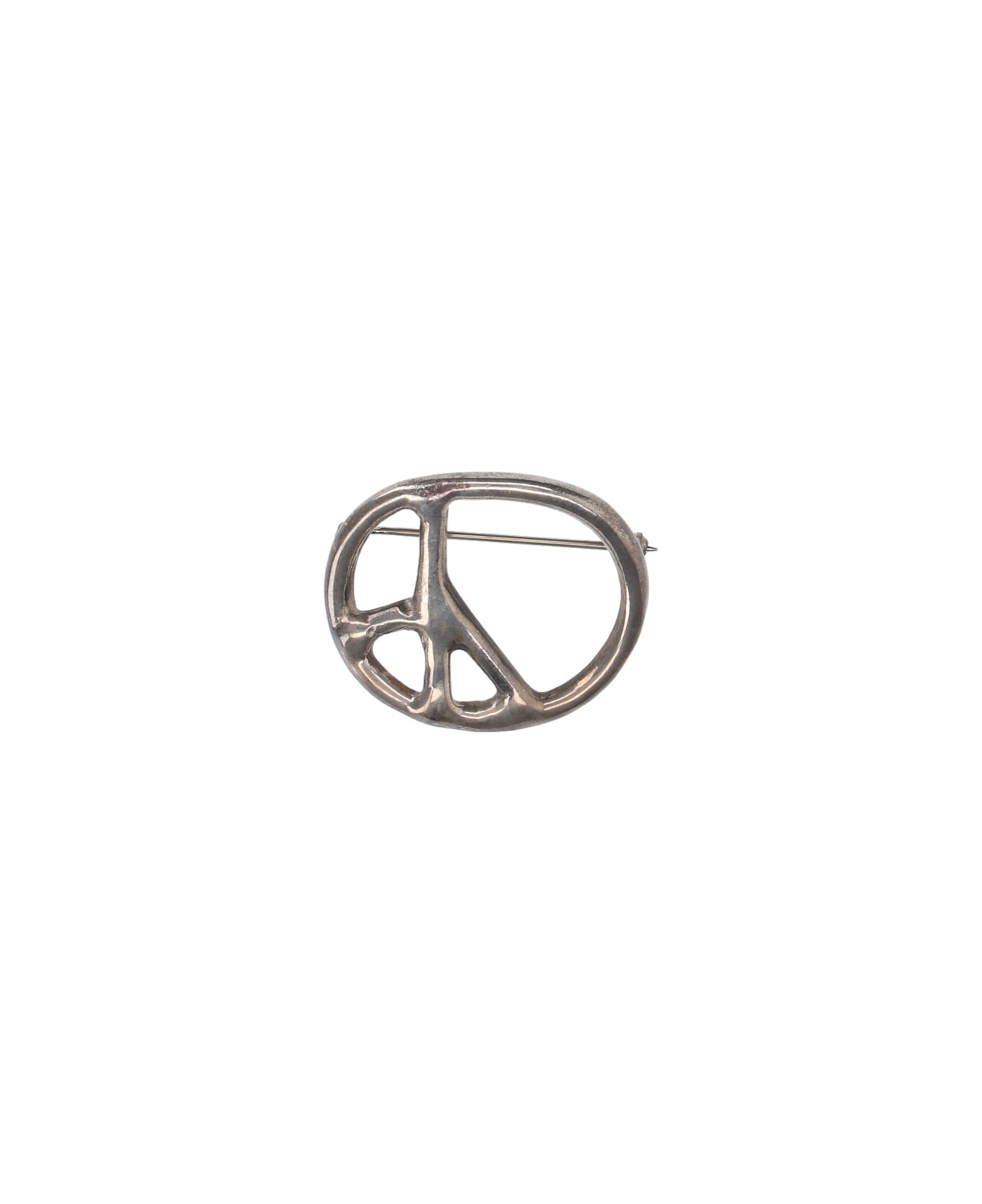 Needles 'peace' Brooch - Silver