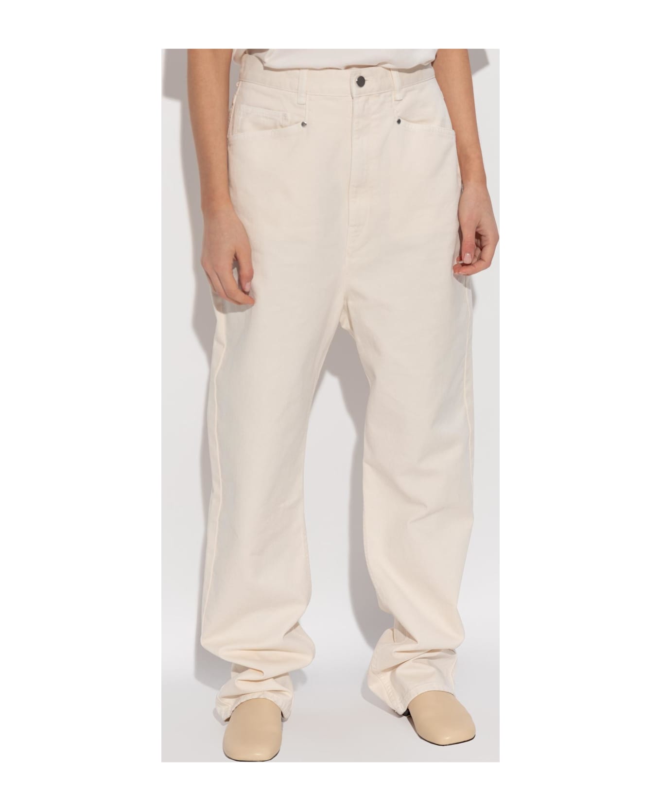 Lemaire Drop-crotch Jeans - WHITE デニム
