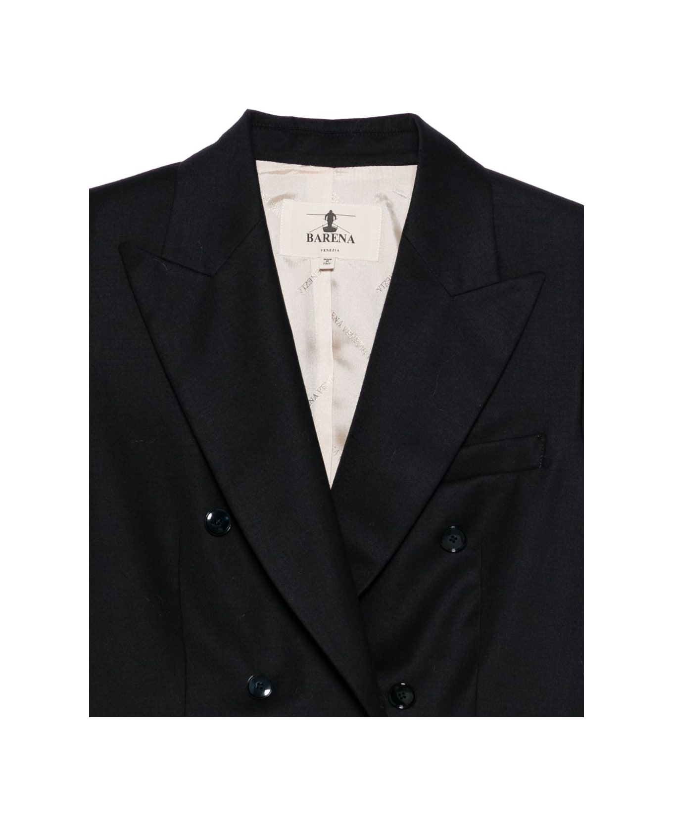 Barena Double-breasted Jackets In Blue - Navy