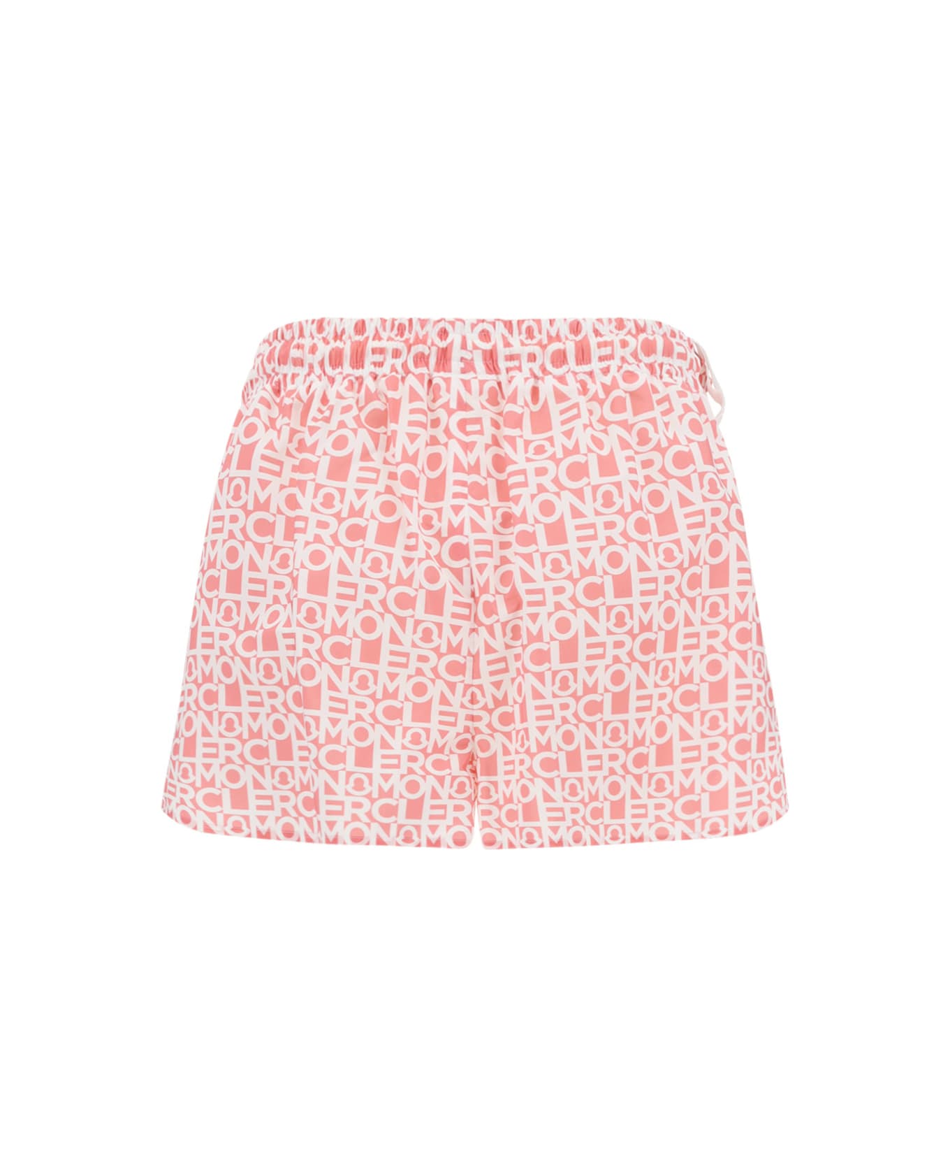 Moncler Shorts - Rosa e Bianco