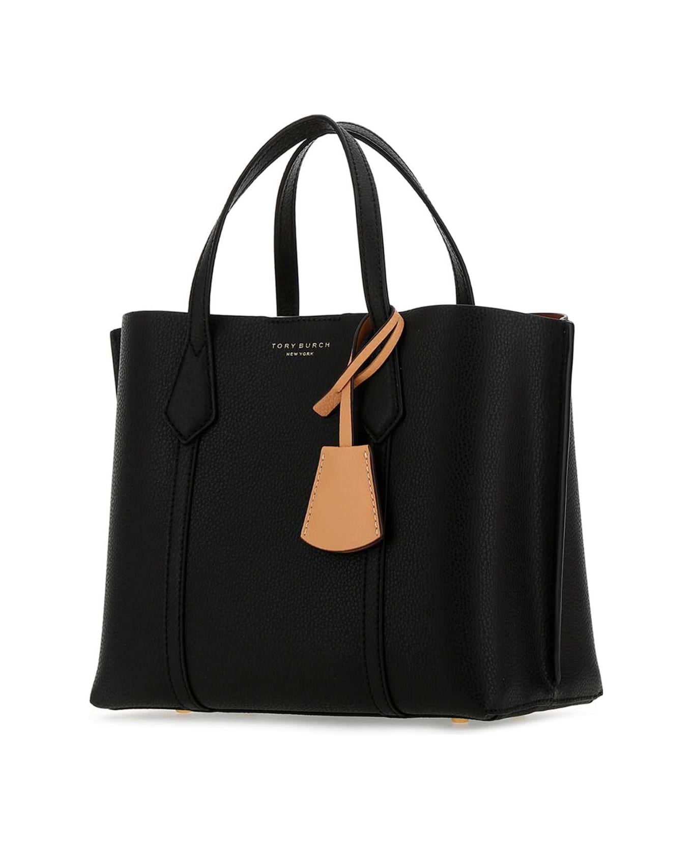 Tory Burch Black Leather Perry Shopping Bag - 001