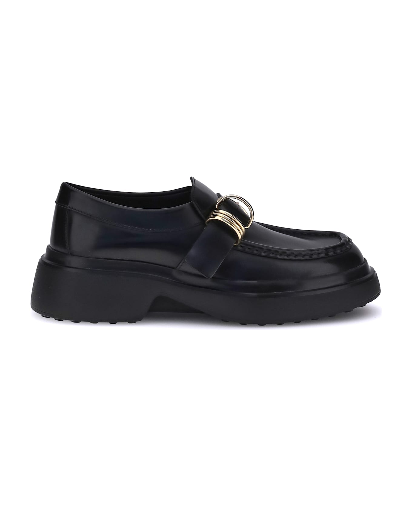 Tod
s Rings Leather Loafers