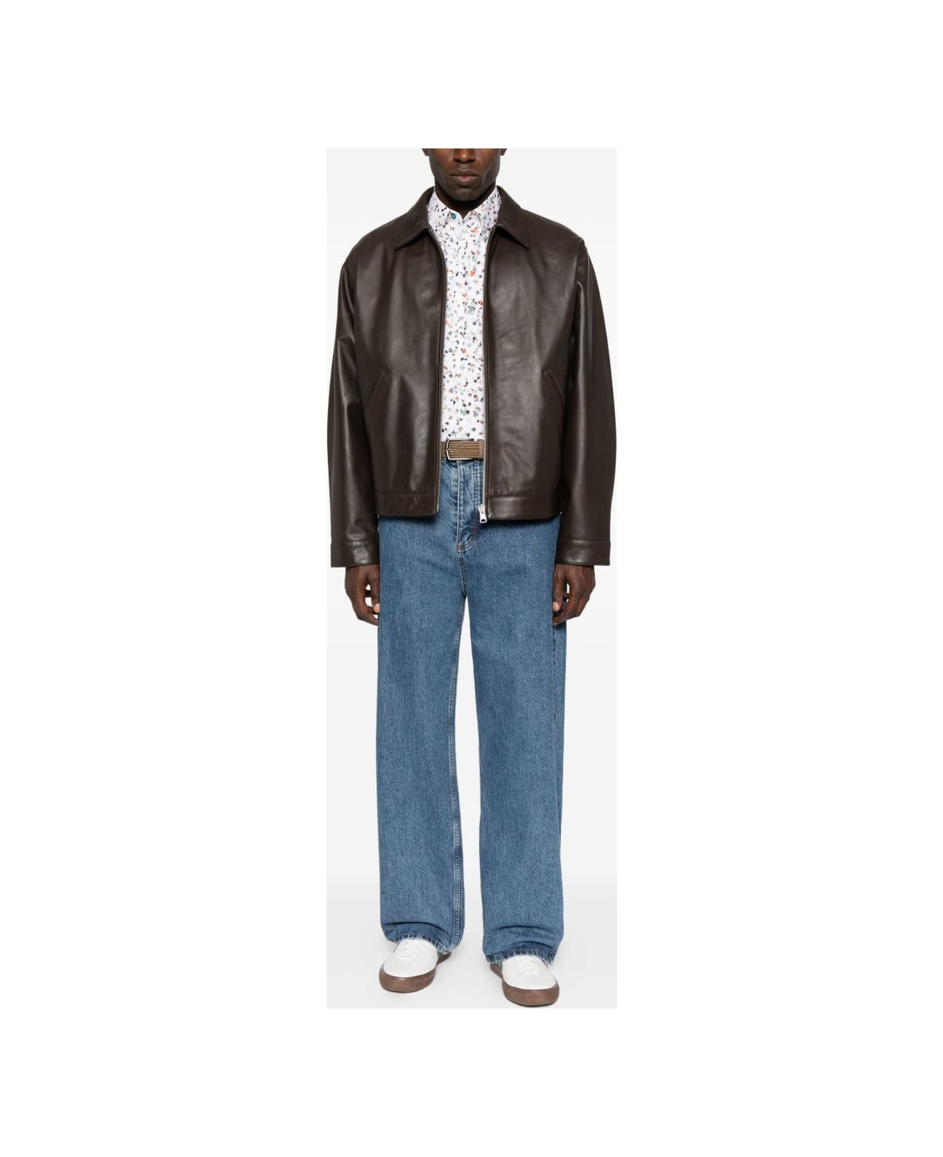 Paul Smith Printed Cotton Shirt - White