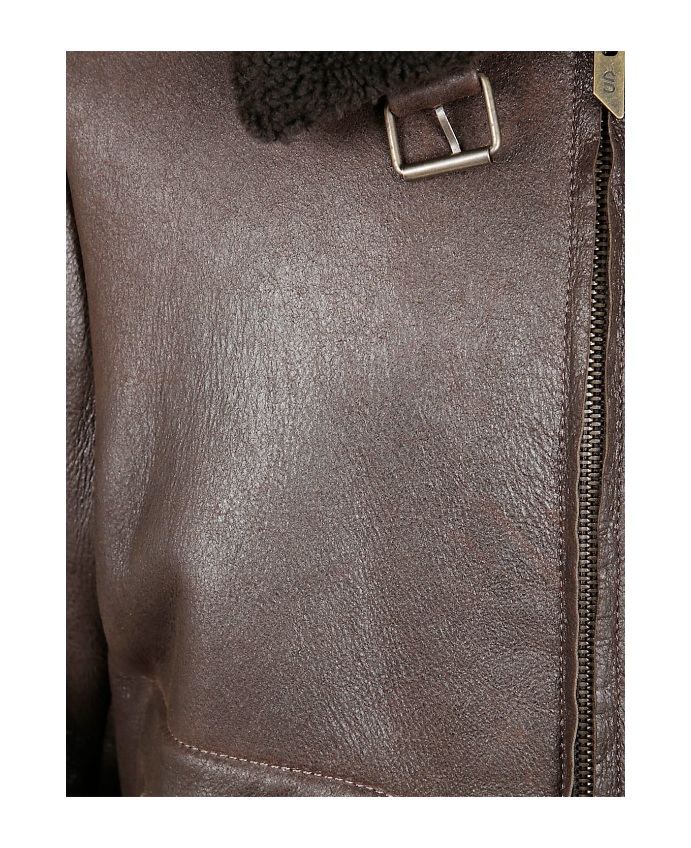 Salvatore Santoro Leather Jacket - Dark Brown