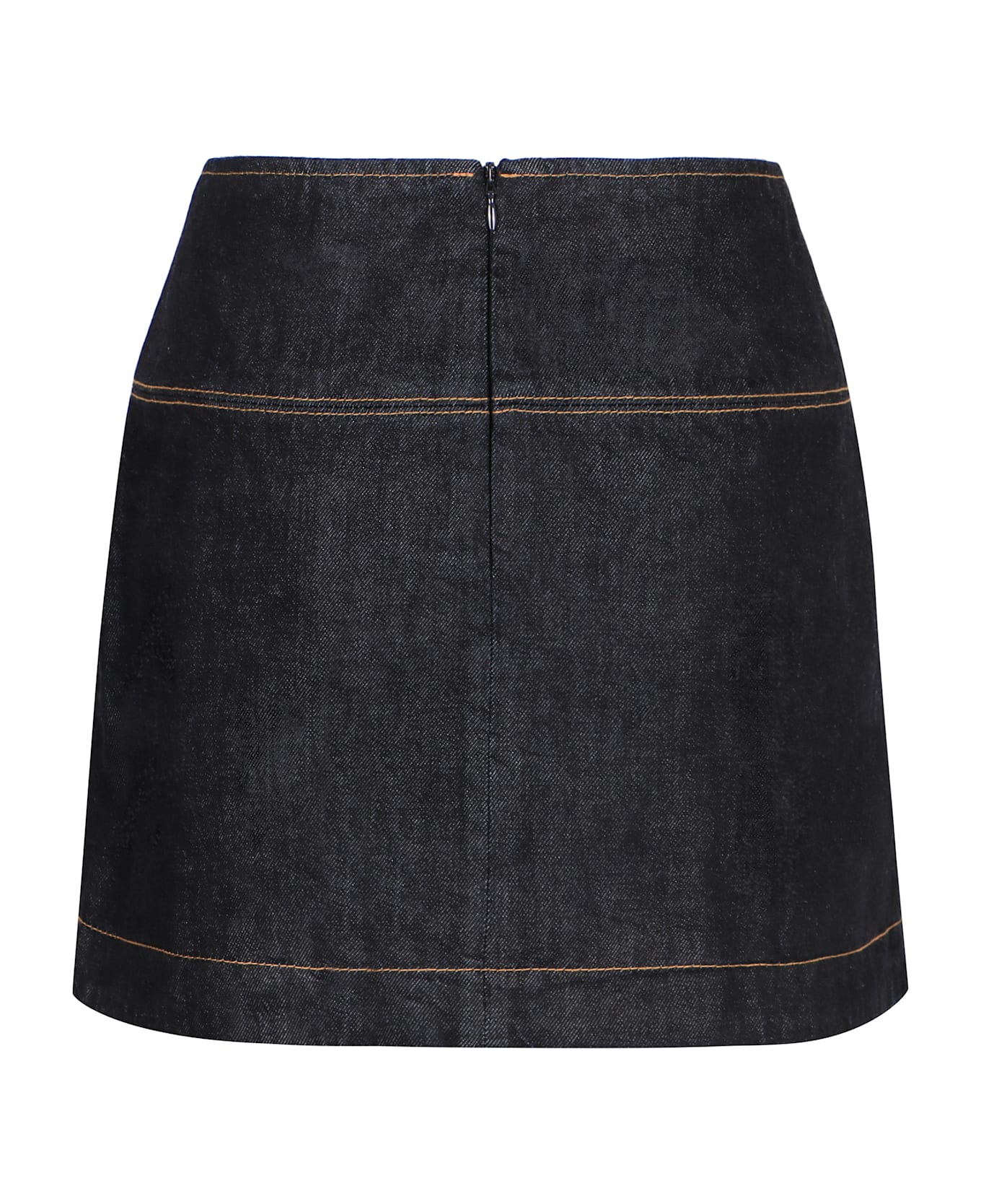 Zimmermann Denim Mini Skirt - Denim