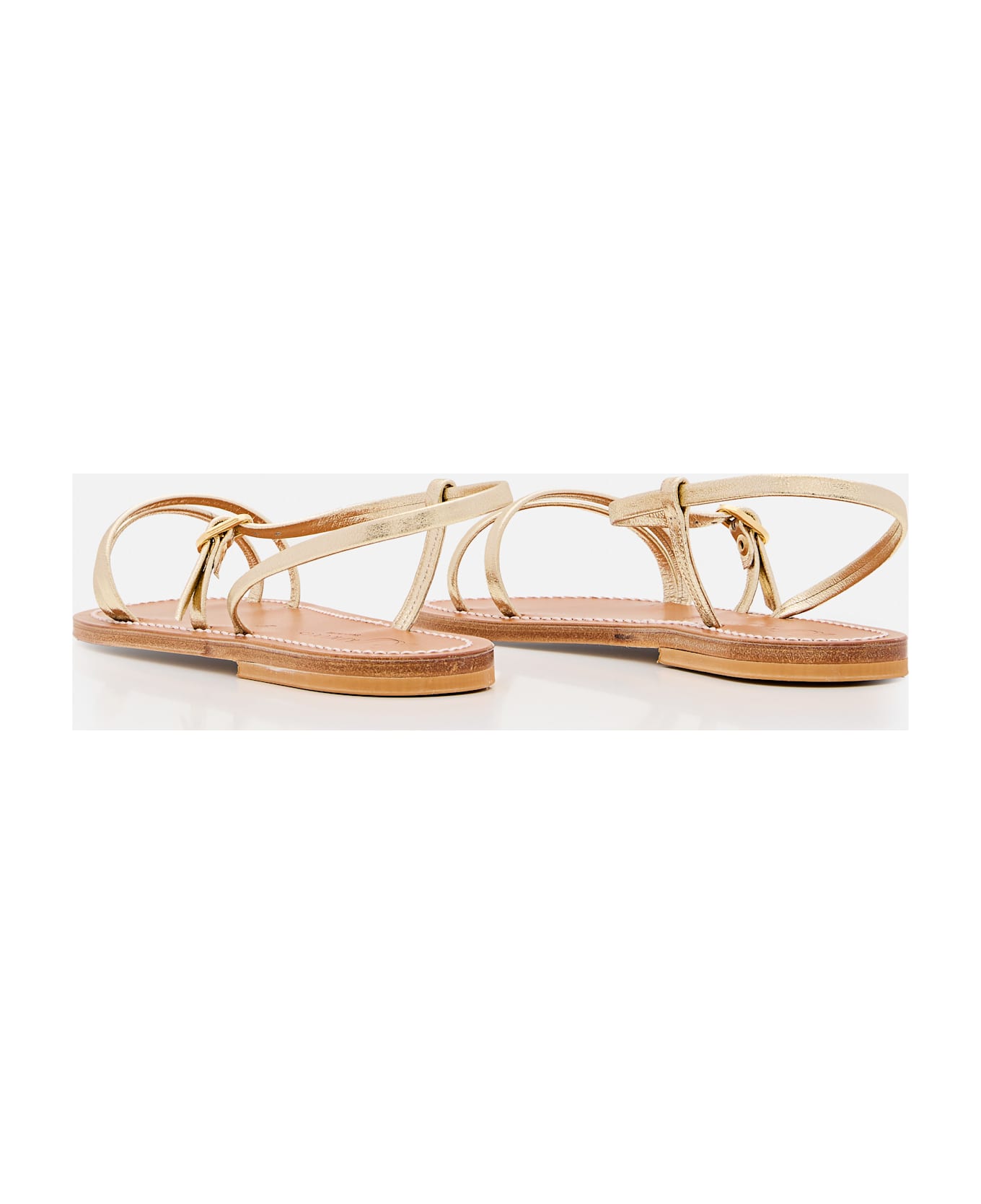 K.Jacques Erka Leather Sandal - Golden