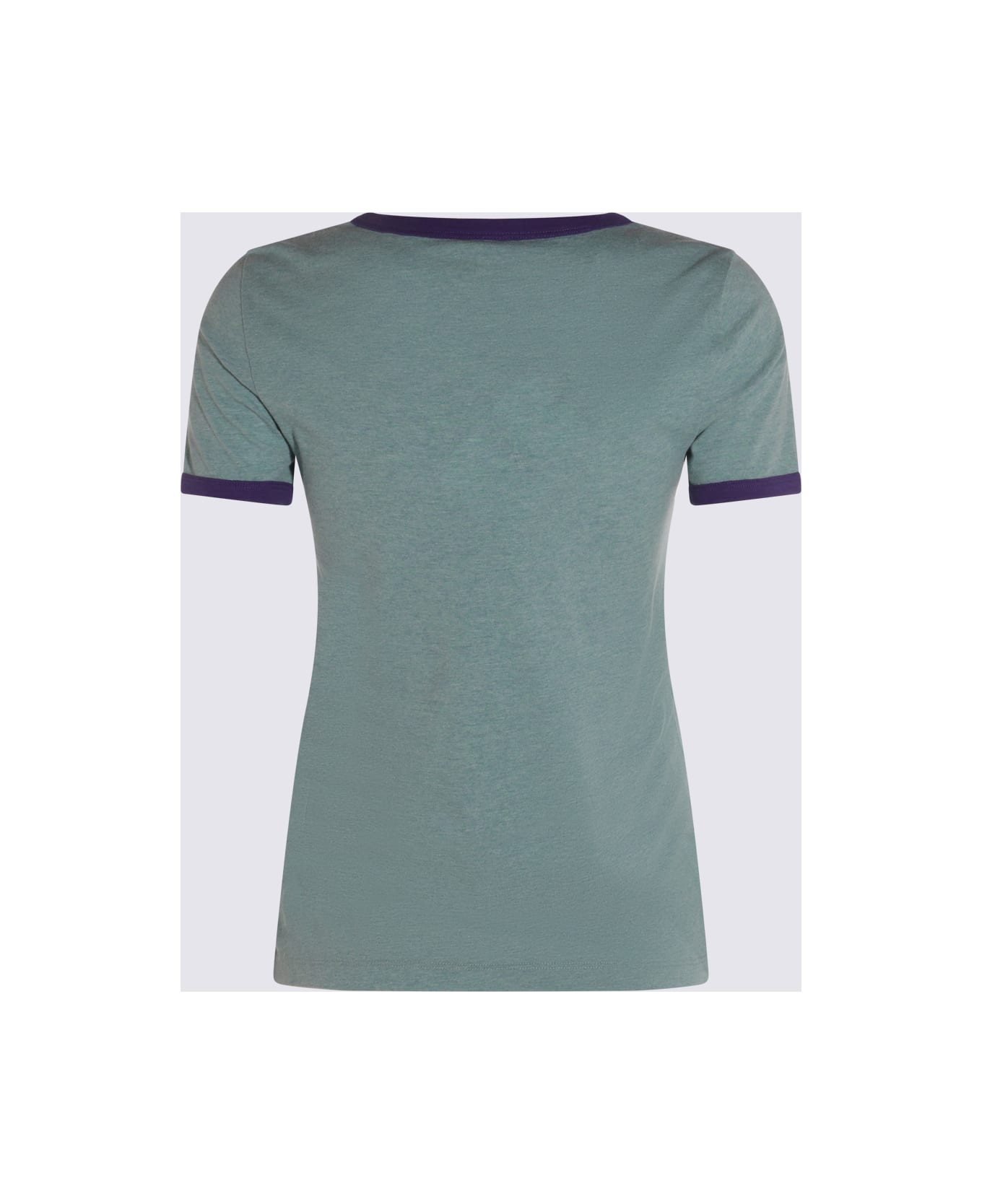 Chloé Green And Purple Cotton T-shirt - GREEN - PURPLE 1