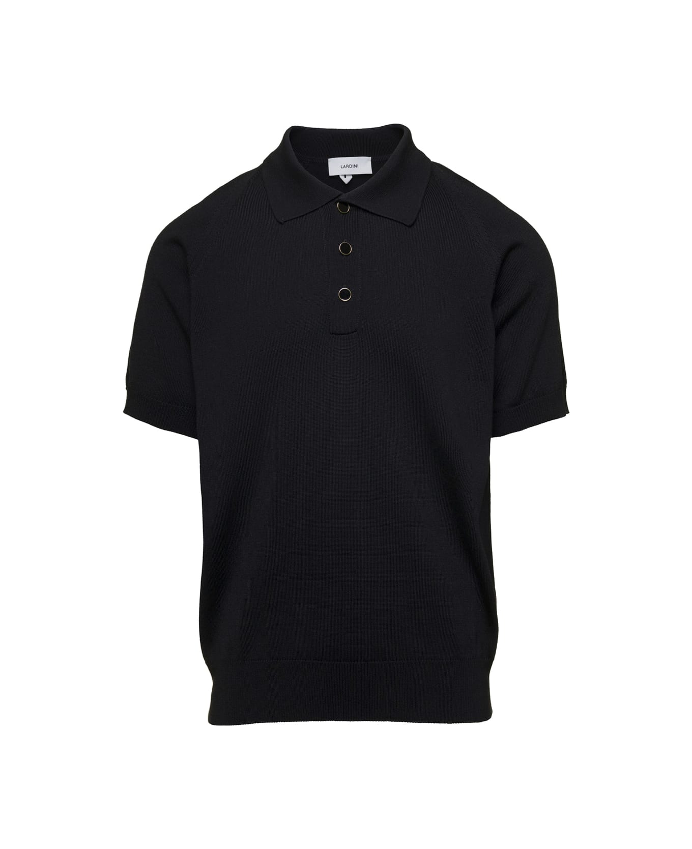 Lardini Polo Shirt - Black シャツ