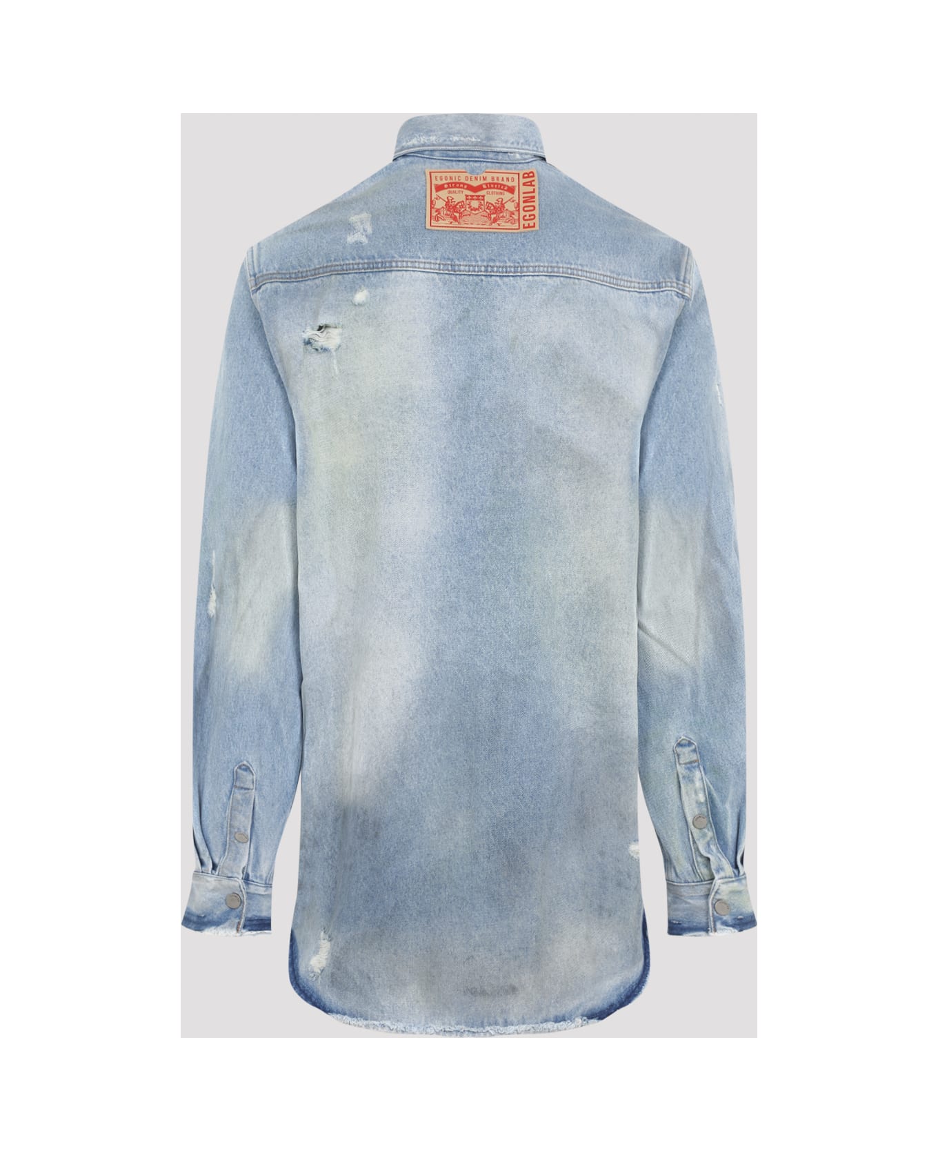 Egonlab Denim Overshirt - Denim Blue
