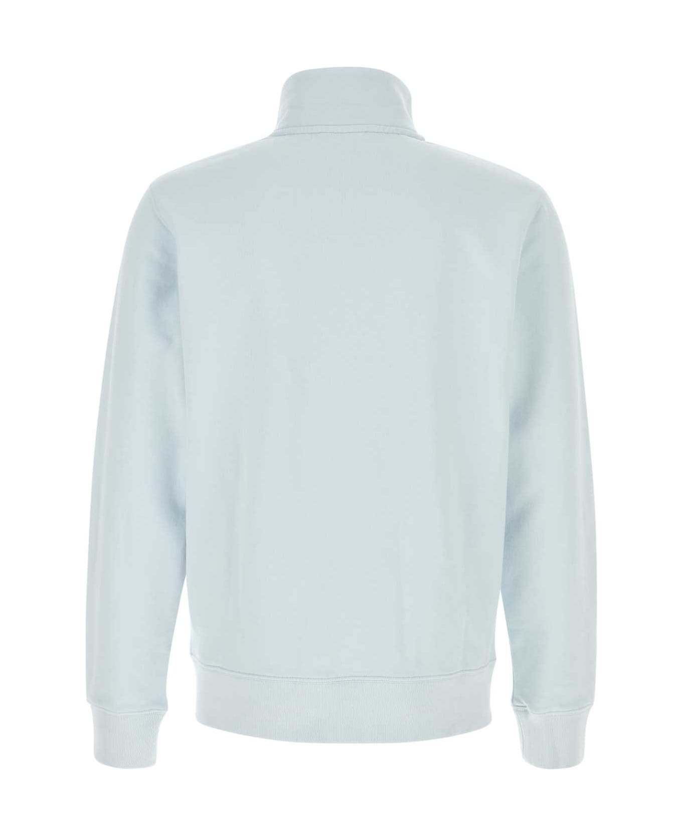 Maison Kitsuné Pastel Light Blue Cotton Sweatshirt - CIRRUSBLUE