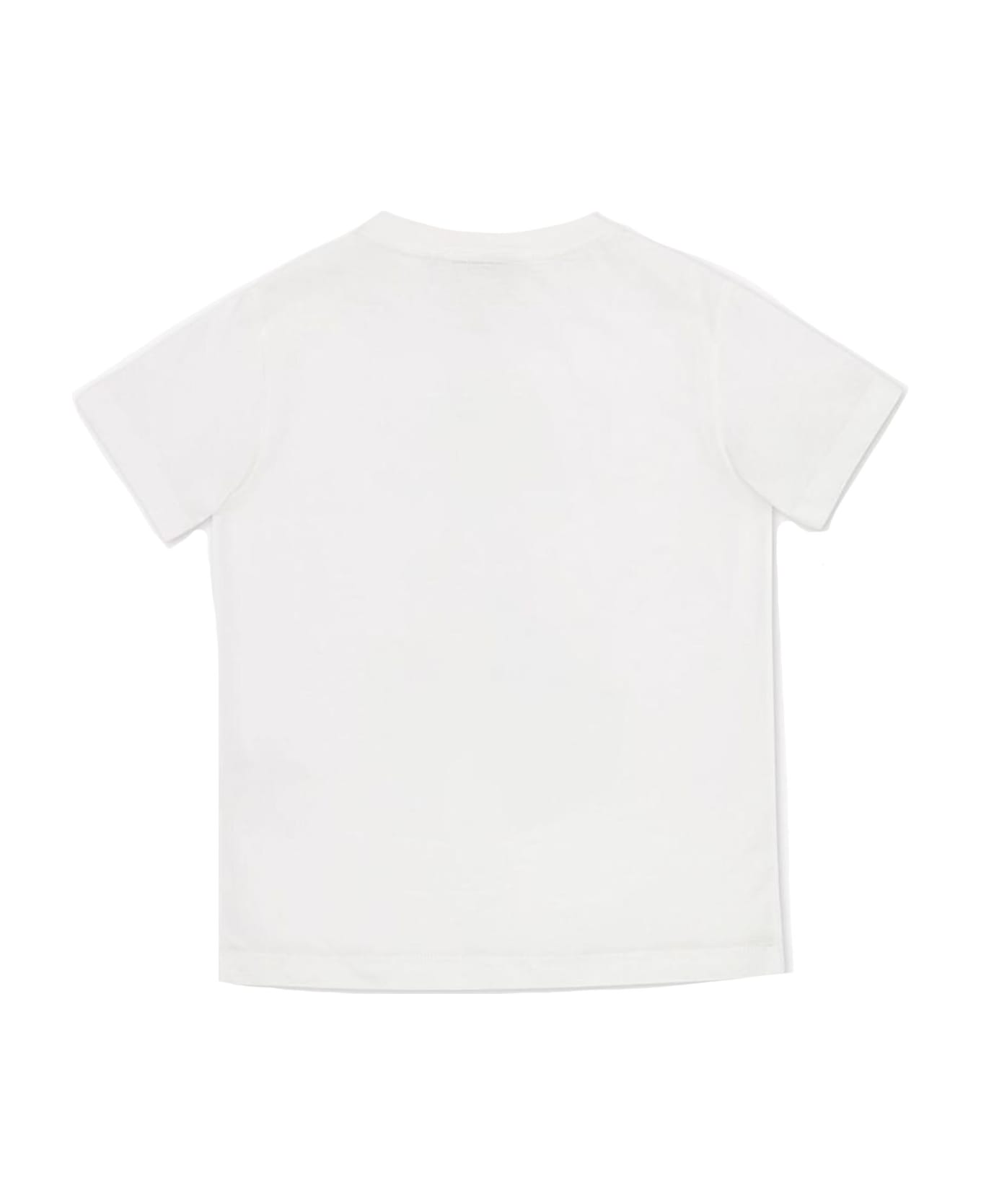 Fendi White Jersey Junior T-shirt - Gesso