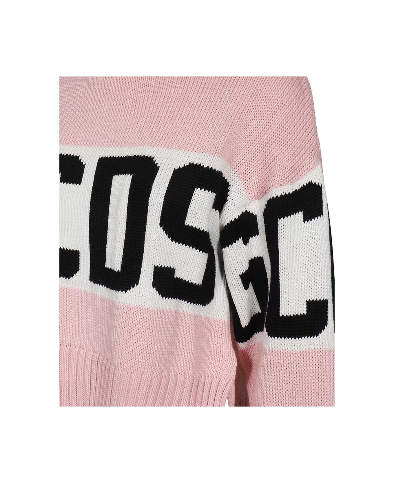 GCDS Long Sleeve Sweater - Pink ニットウェア