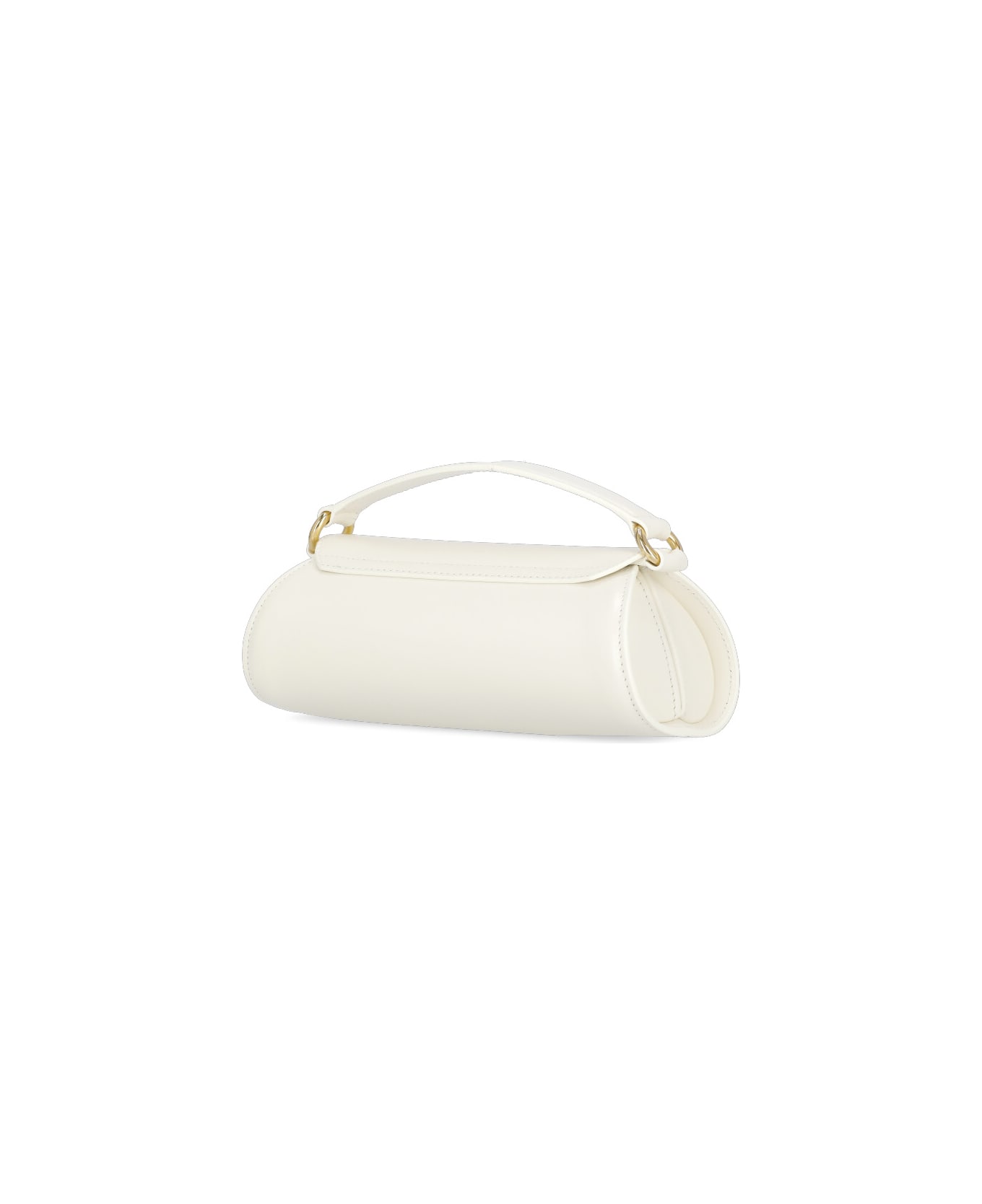 Jil Sander Natural Cannolo Mini Bag - White ショルダーバッグ