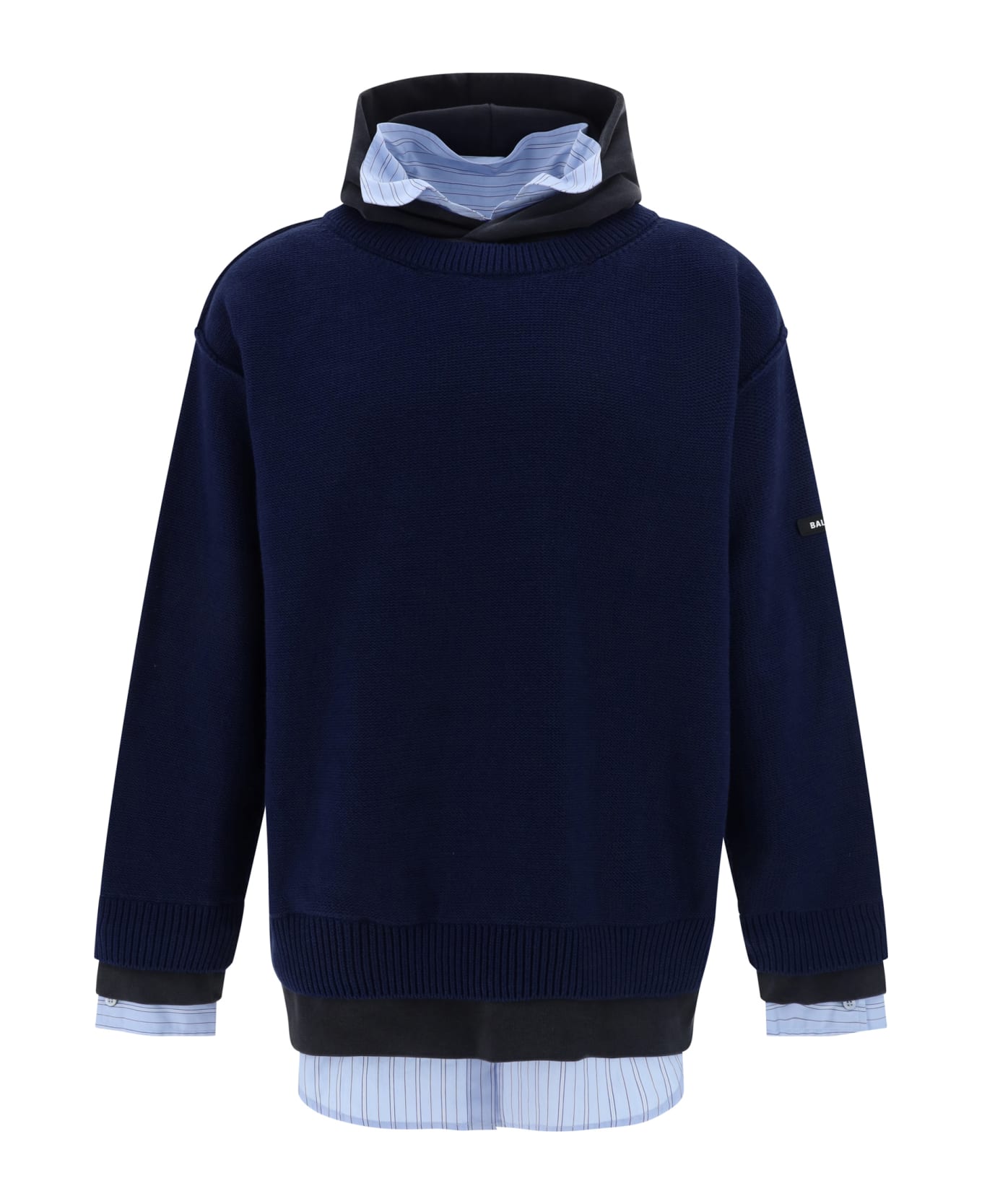 Balenciaga Layered Sweater - Navy
