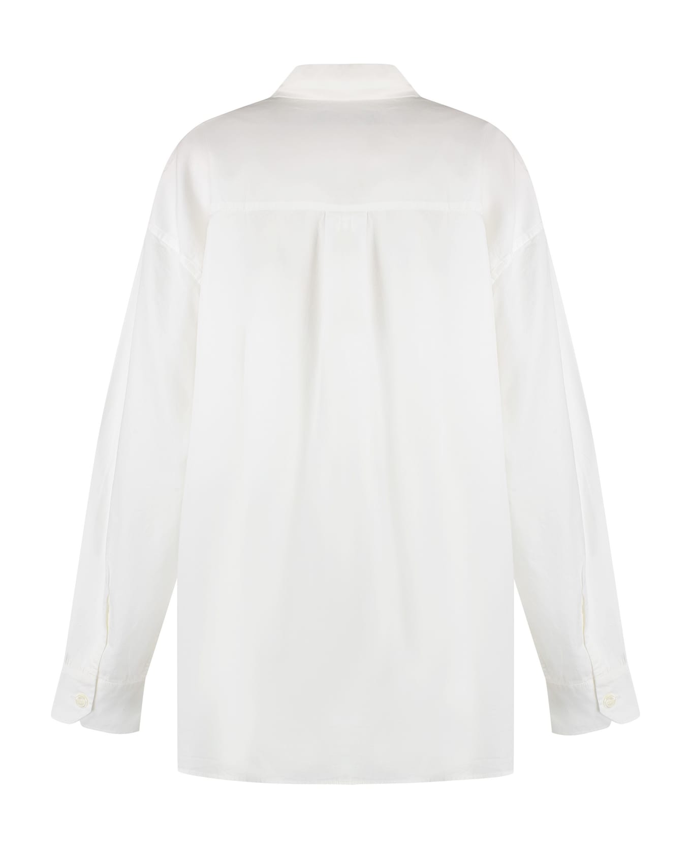 Our Legacy Borrowed Cotton Poplin Shirt - White シャツ
