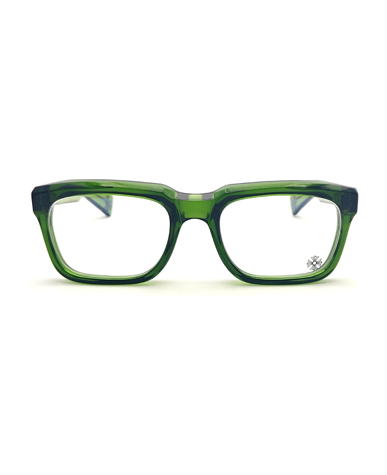 Chrome Hearts See You In Tea - Dark Olive Rx Glasses - Olive