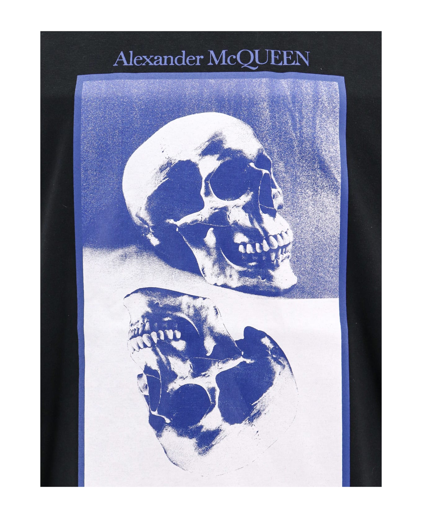 Alexander McQueen Reflected Skull T-shirt - Nero シャツ