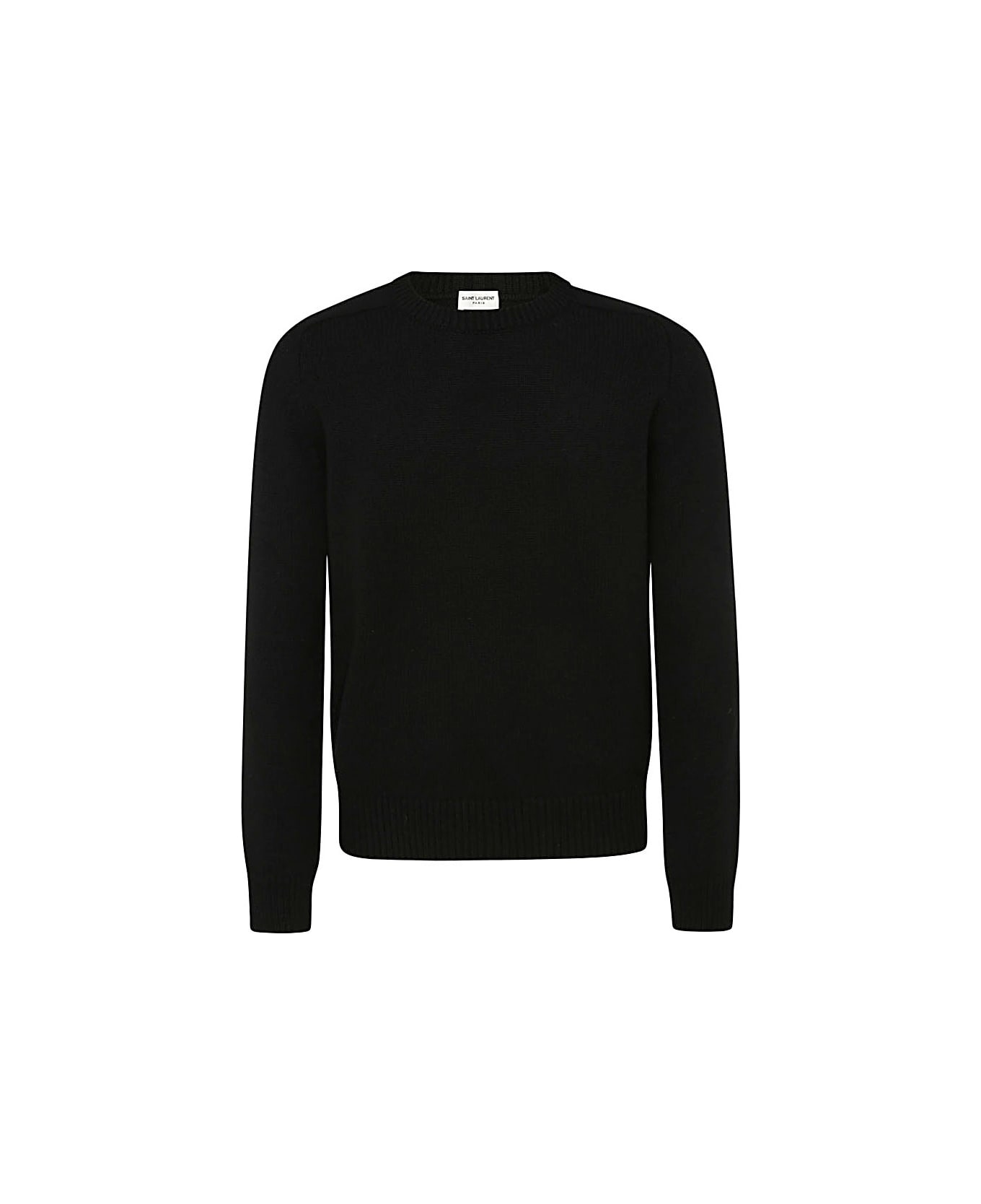 Saint Laurent Cashmere Knit Sweater - Noir