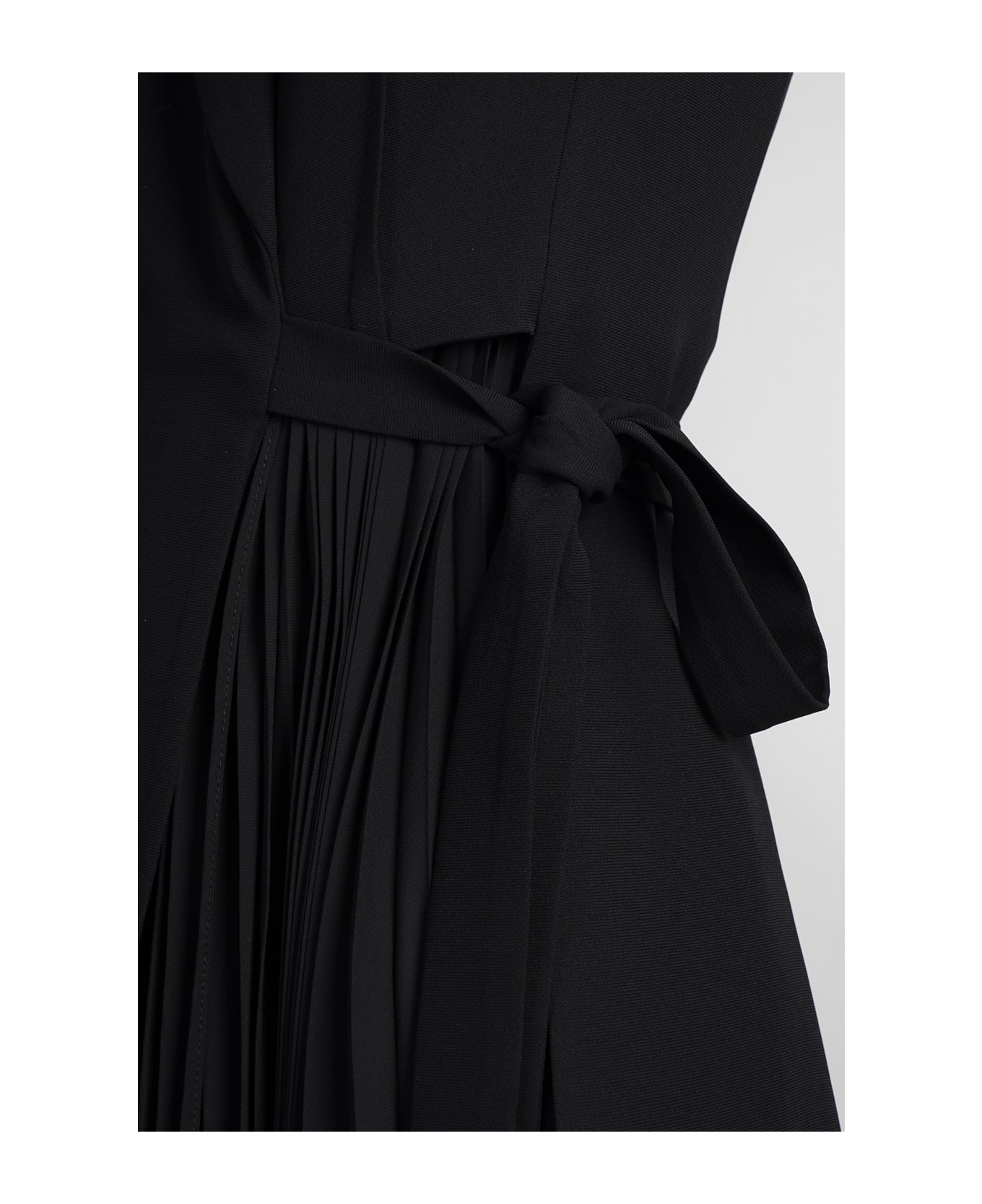 Simkhai Helena Dress In Black Acetate - black