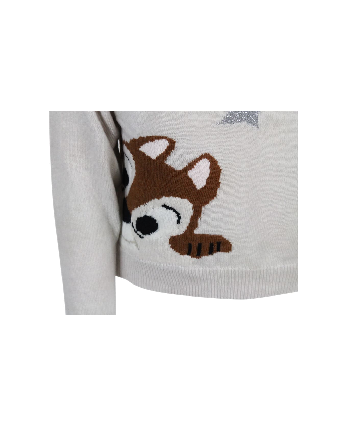 Monnalisa Sweater - Beige