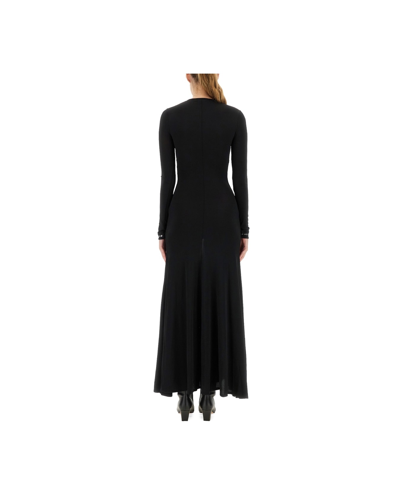 Paco Rabanne Second Skin Effect Long Dress - BLACK