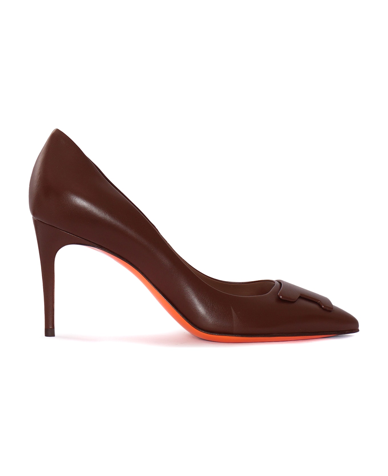 Santoni W - High Pump,basic - BROWN