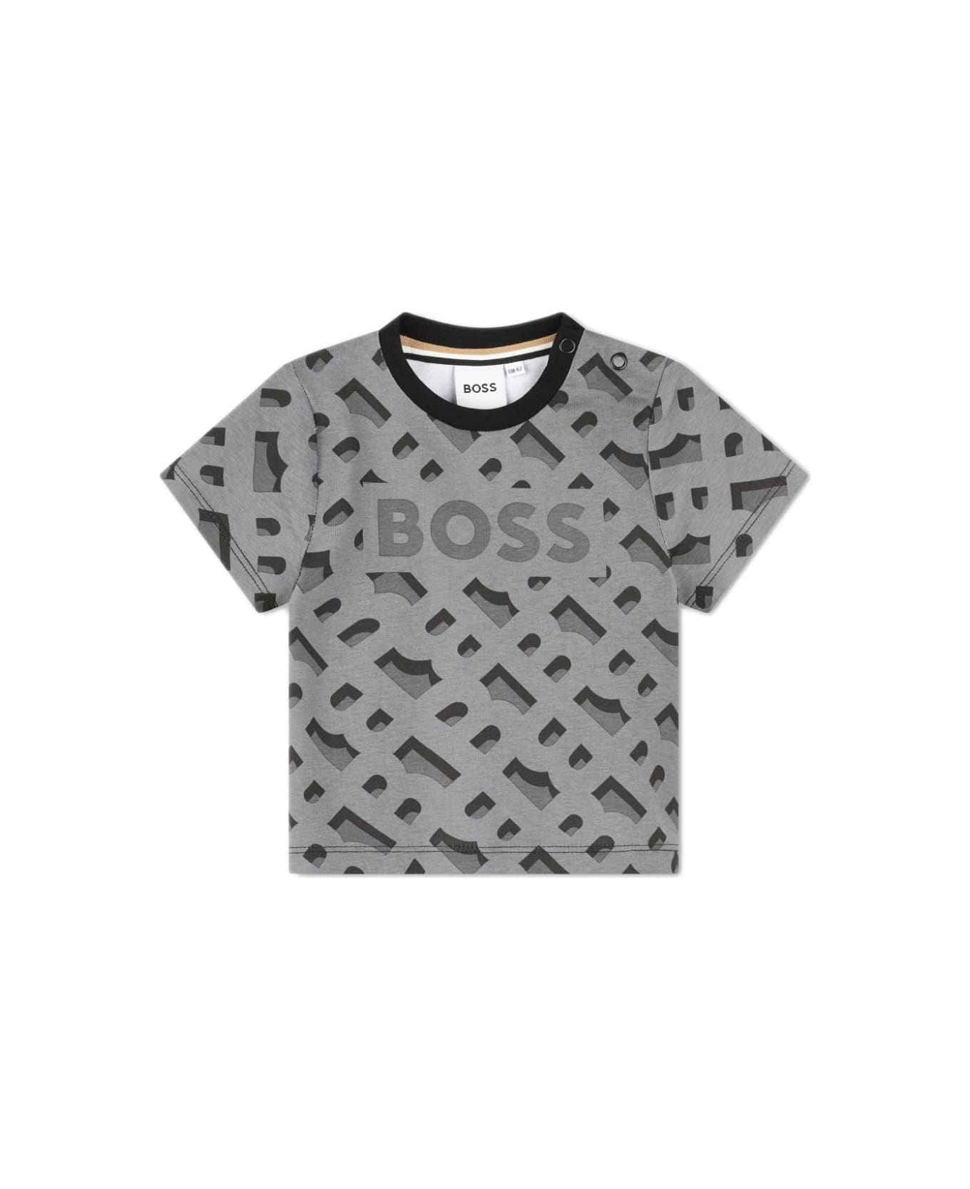 Hugo Boss T-shirt With Print - Black Tシャツ＆ポロシャツ