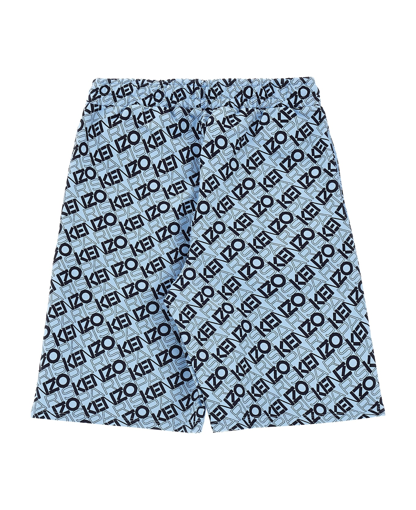 Kenzo Kids Logo Bermuda Shorts - Light Blue
