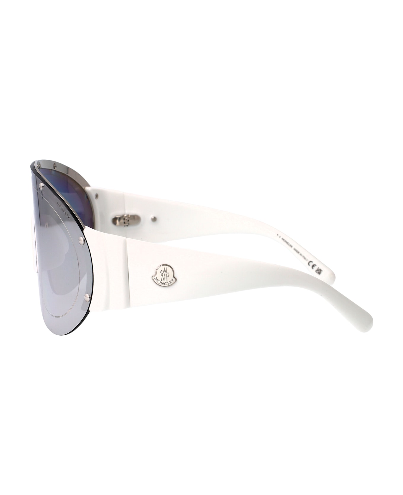 Moncler Eyewear Ml0277 Sunglasses - 21C White Smoke Mirror