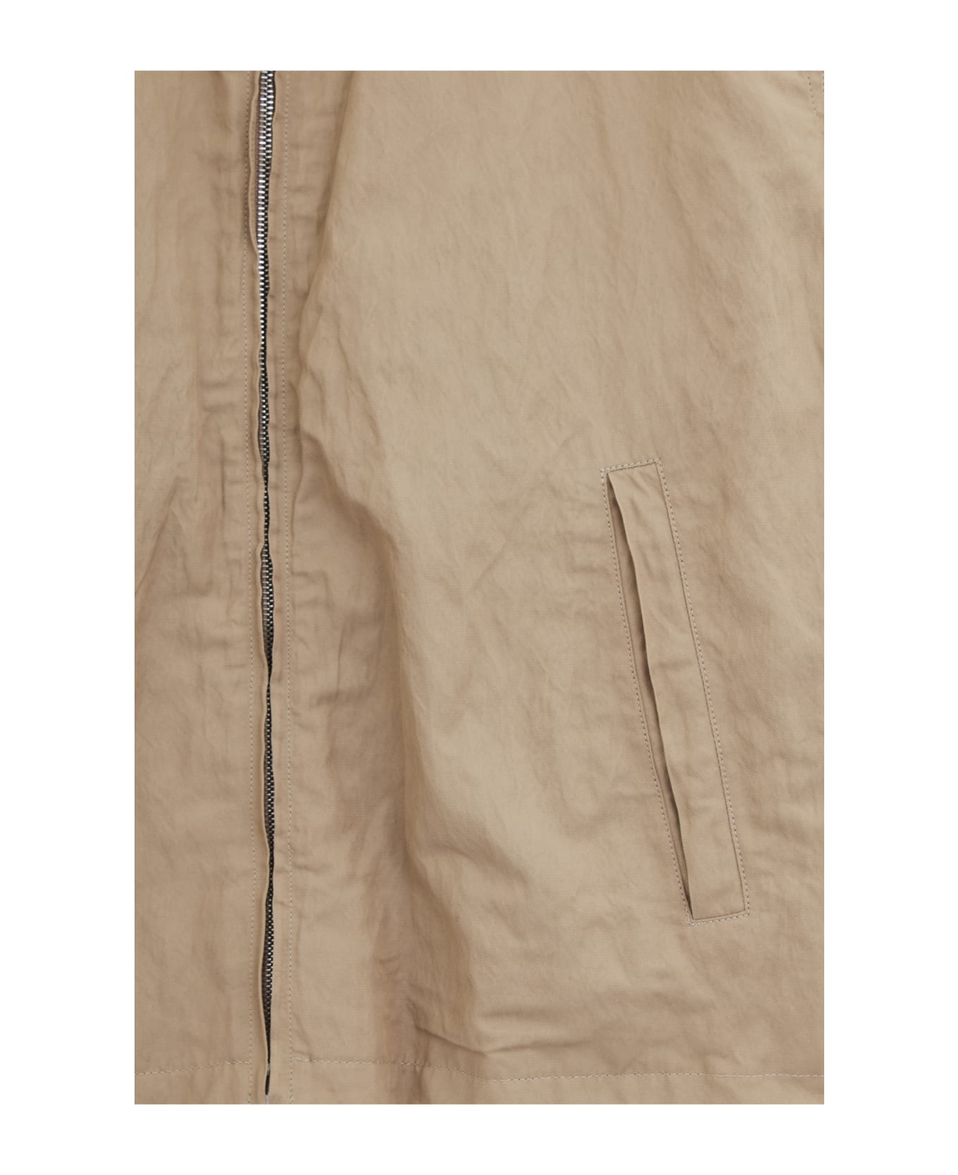 Lemaire Zipped Blouson Jacket - beige