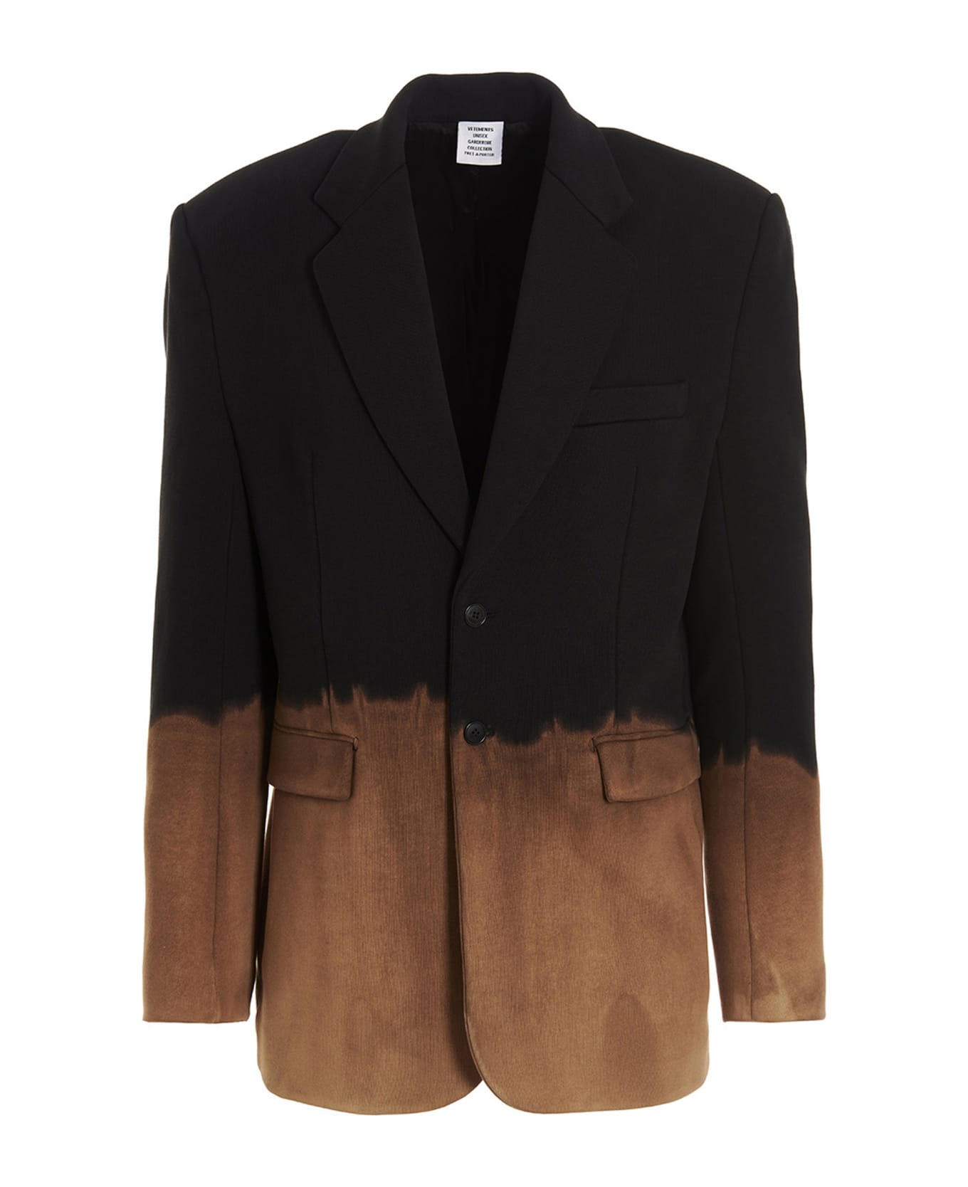 VETEMENTS Bleached Single-breasted Blazer - Multicolor