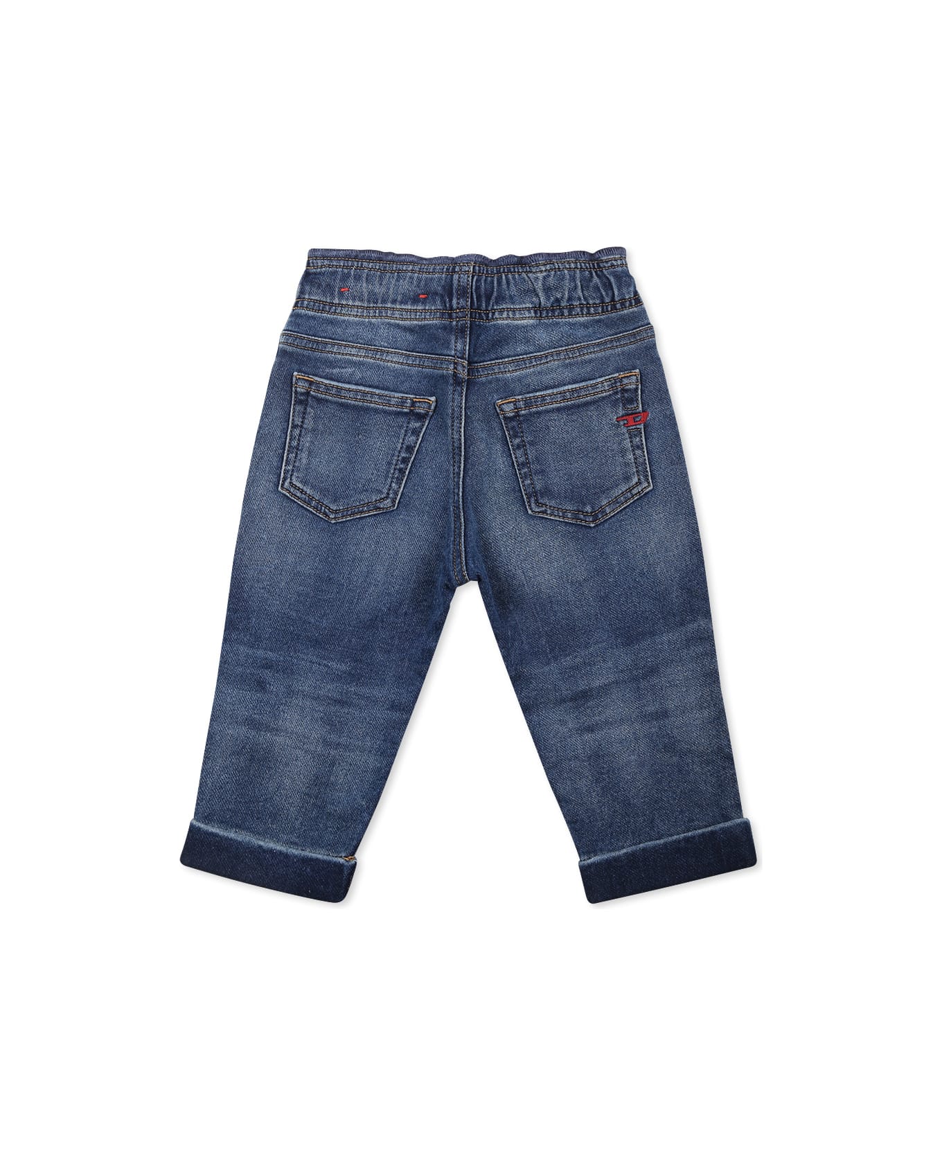 Diesel Blue Jeans For Baby Boy With Logo - Denim