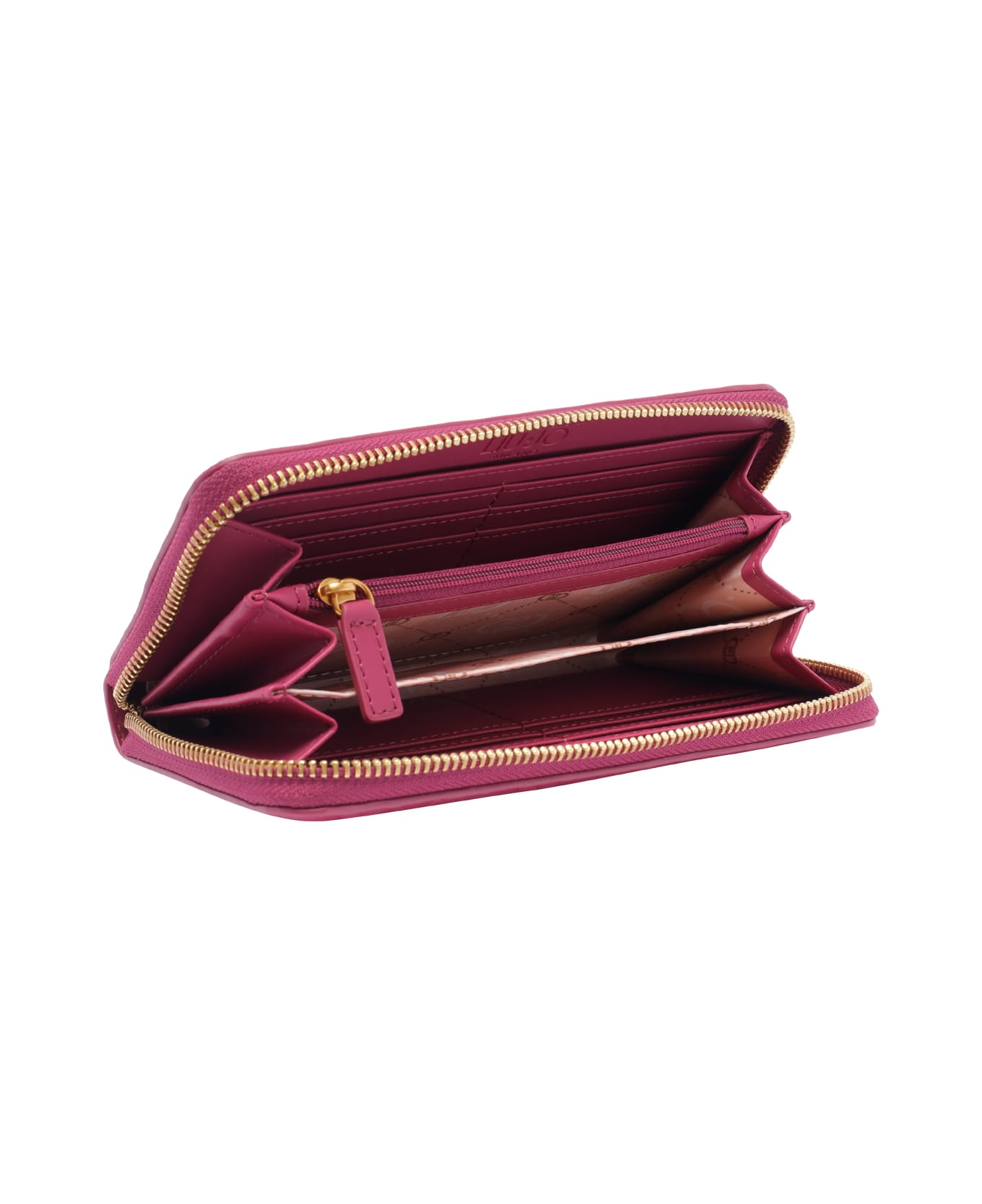 Liu-Jo Logo Wallet - Fuchsia