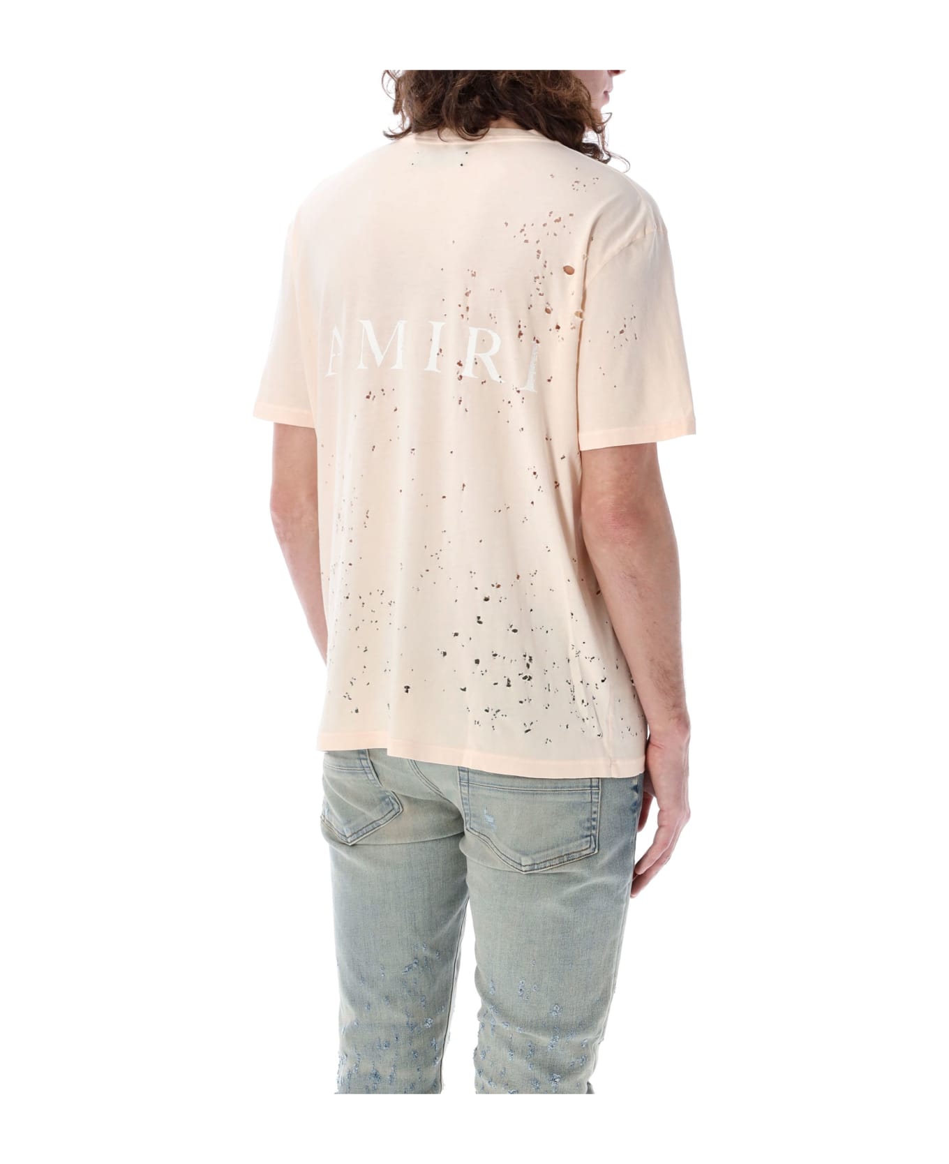 AMIRI Washed Shotgun T-shirt - CREAMTAN シャツ